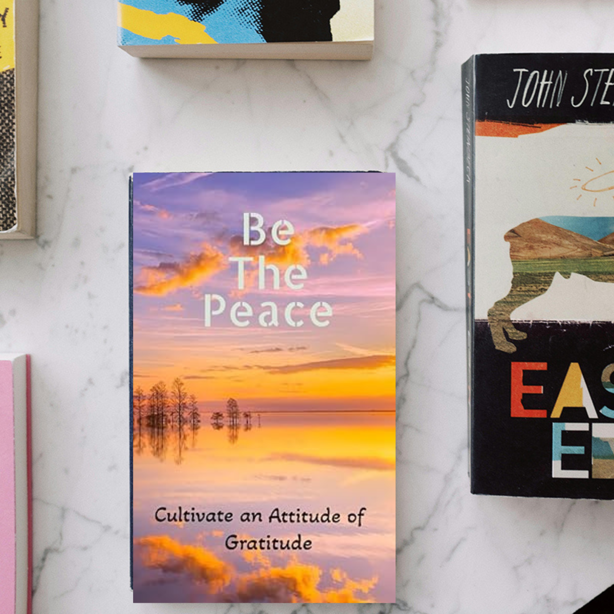 Be The Peace gratitude journal with lined pages and flexible date entry for cultivating daily peace and positivity