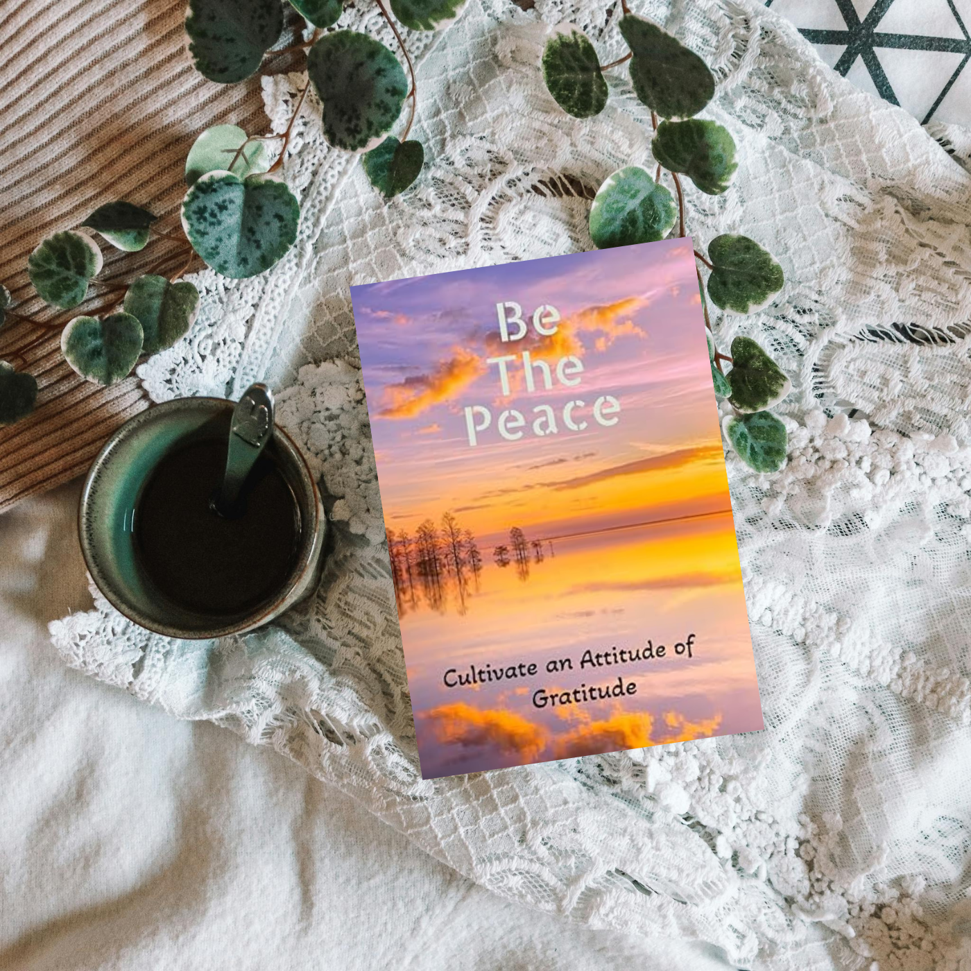 Be the Peace gratitude journal paperback 160 pages promoting positivity and mindfulness