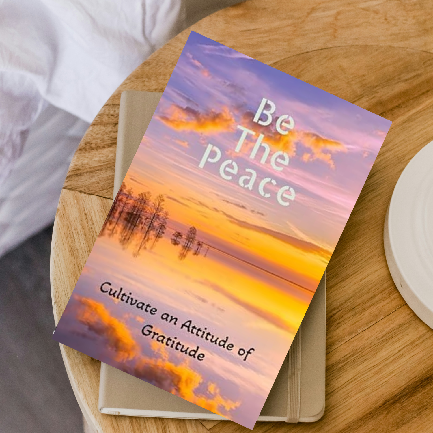 Be The Peace gratitude journal promoting positivity and mindfulness